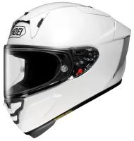 Мотошлем X-Spirit PRO PLAIN SHOEI (белый глянцевый, White, XS)