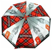 Мини-зонт Rainbrella, красный, черный