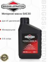 Моторное масло Briggs & Stratton SAE30 0,6 л для 4-тактных двигателей 100005E