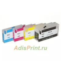 Перезаправляемые картриджи (ПЗК) HP 950/ 951/ 711 для HP Designjet T120/ T520 длинные без чипа