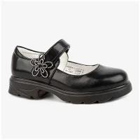 Туфли для девочек Kapika 23906п-1 черный, размер 31 EU