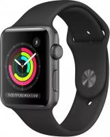 Часы Apple Watch Series 3 42mm Серый космос, спортивный ремешок