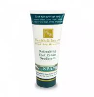 Health & Beauty Крем-дезодорант для ног с охлаждающим эффектом Dead Sea Minerals, 100 мл