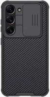 Противоударный чехол с защитой камеры Nillkin CamShield Pro Case для Samsung Galaxy S23, черный