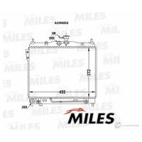 Радиатор (мех. сборка) HYUNDAI GETZ 1.6 02- ACRM050 MILES ACRM050