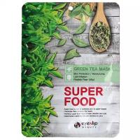 Тканевая маска зеленый чай Eyenlip super food green tea mask 23мл