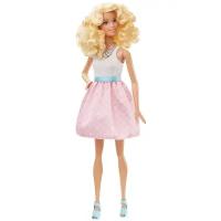 Barbie Mattel Кукла Барби (Barbie) из серии Модница - Розовое платье