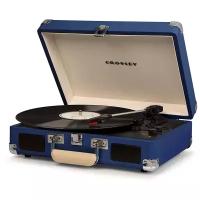 Виниловый проигрыватель c Bluetooth Crosley Cruiser Deluxe Blue CR8005D-BL