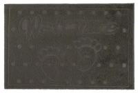 Коврик влаговпитывающий придверный без окантовки Доляна «Следочки», 38×58 см, цвет микс