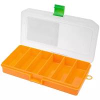 Коробка для приманок FisherBox 216 Orange (6 отделений) 22х12х3 см