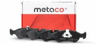 METACO 3000-091 Колодки тормозные передние к-кт