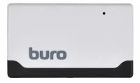 Картридер внешний Buro BU-CR-2102, USB2.0, белый/черный