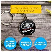 Брелок на ключи Lada Granta (Круглый)