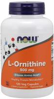 NOW L-Ornithine 500 mg, 120 капс