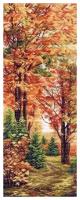 Канва с нанесенным рисунком Матренин Посад "Осенняя пора", для вышивания крестом, 30х80 см
