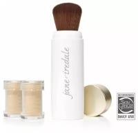 Jane Iredale, Солнцезащитная пудра с кистью-контейнером Powder-Me SPF 30, цвет: Golden