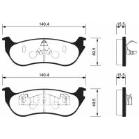 Колодки тормозные задние Sangsin SP1445