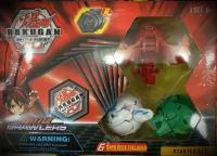 Набор игровой Bakugan с тремя фигурками-трансформерами Бакуган / Настольная развлекательная игра для детей