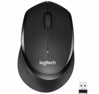 Беспроводная мышь Logitech B330 Silent Plus, черный