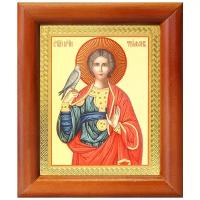 Мученик Трифон Апамейский, икона в деревянной рамке 8*9,5 см