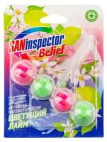 Подвесной очиститель для унитаза SANinspector Belief Цветущий лайм, 50 г