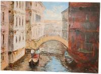 Картина маслом ручной работы на холсте "Венеция" 50х70 см. 100% живопись!