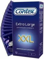 CONTEX Презервативы Extra Large увеличенного размера, 12 шт