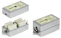 Hyperline CA-IDC-C5e-SH-F-WH Проходной адаптер coupler, Dual IDC, категория 5e, 4 пары, экранированный