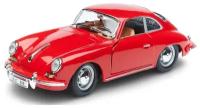 Легковой автомобиль Bburago Porsche 356B Coupe (1961) (18-22079) 1:24, 22 см