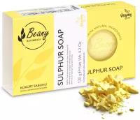 Мыло Beany твердое натуральное турецкое "Sulphur Soap" серное
