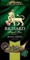 Чай зеленый Richard Royal Green, в пакетиках, 25 пак