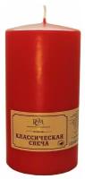 Свеча Бочонок 70х150 мм, цвет: красный
