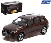 Машина металлическая VOLKSWAGEN TOUAREG, 1:43, цвет коричневый