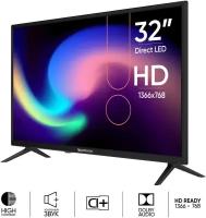 Телевизор Topdevice 32" TDTV32BN02H_BK LED, HD 720p, черный