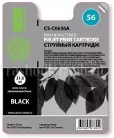 Струйный картридж Cactus №56 (C6656AE) black (CS-C6656A)
