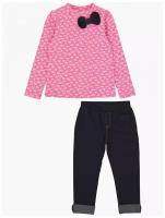 Комплект одежды для девочек Mini Maxi, модель 0882/6296, цвет розовый, размер 92
