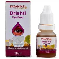 Глазные капли Патанджали Дришти (Patanjali Drishti Eye Drops) при снижении зрения, конъюнктивите 10 мл