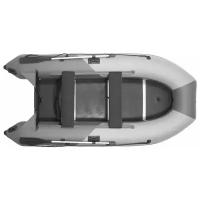 Моторная лодка YUKONA 310 TSE F фанерный пайол серый+светло-серый