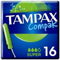 Тампоны Tampax Compak Super 16шт х2шт