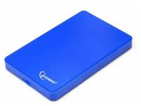 Внешний корпус для HDD 2.5" Gembird EE2-U2S-40P-B, пластик, синий, USB 2.0