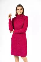 Платье женское вязаное ANRI knitwear Ж0589 с воротником "хомут" 48р