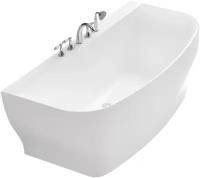 Акриловая ванна BELBAGNO BB74-1650-W0, 1650x780x590