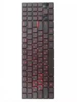 Клавиатура (keyboard) для ноутбука Lenovo Legion, черная без рамки, с подсветкой, гор. Enter, 80WK00J6RK