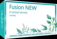 Контактные линзы FUSION NEW R 8.6, D -4.00, DIA 14.2, 6 линз