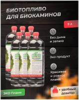 Биотопливо ЭКО Пламя 9 литров (6 бутылок по 1,5 литра)