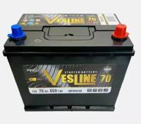 Аккумулятор автомобильный Vesline Asia 70 Ач 620 A о. п. SMF 80D26L 260х175х225 75 ач