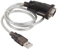 Переходник-конвертер USB-->COM Orient USS-101N18 (Am-9m, чип Prolific PL2303HXD, 1.8 м, крепёж - винты)