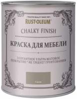 RUST-OLEUM Краска для мебели ультраматовая Rust-oleum Rust Oleum Chalky Finish (750 мл) антрацит