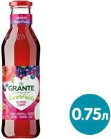Сок «Grante» Гранат-виноград-яблоко-малина-черника-асаи, 750 мл