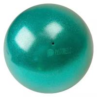Мяч для художественной гимнастики для мяча PASTORELLI New Generation GLITTER HIGH VISION, 18 см, светло-синий